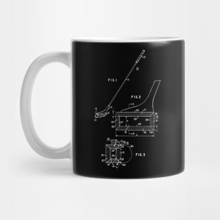 Golf Club Head Vintage Patent Drawing Mug